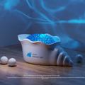 Luce ambientale a conchiglia Y-10 - Lampada da notte con proiettore di stelle - 2000mAh