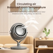Ventilatore turbo senza pale Y-3 a 3 velocità - 2400mAh - Grigio titanio