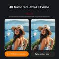 Mini videocamera Y2 con schermo LCD da 1.54" e doppia luce LED - Nero