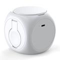 Y22 Stazione di ricarica wireless 3 in 1 a forma di cubo - Bianco