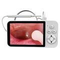 Otoscopio visivo Y40 / Endoscopio per la pulizia dell'orecchio con display - Bianco
