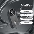 Mini ventilatore portatile Y61 - 100 velocità, USB-C, display digitale - Grigio scuro