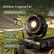 Ventilatore portatile da tenda da campeggio Y7 con luce LED