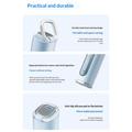 Ventilatore portatile Y72 con nebulizzazione rinfrescante e display intelligente - 3000mAh - Blu
