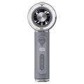 Ventilatore portatile Y72 con nebulizzazione d'acqua e display intelligente - 3000mAh - Grigio