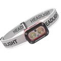 YD-08: lampada frontale a LED ricaricabile con sensore di movimento