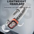 YD-08: lampada frontale a LED ricaricabile con sensore di movimento