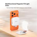 YESIDO DH18 Luce di riempimento LED magnetica 4 in 1 - Bianca