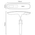YESIDO MG41 Bilancia elettronica portatile per bagagli con display LCD - 50kg - Grigio