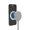 Caricabatterie Qi2 MagSafe YF-M5C da 15W per iPhone 12-17 - Nero