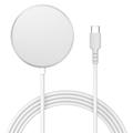 Caricabatterie Qi2 MagSafe YF-M5C da 15W per iPhone 12-17 - Bianco