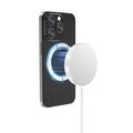 Caricabatterie Qi2 MagSafe YF-M5C da 15W per iPhone 12-17 - Bianco