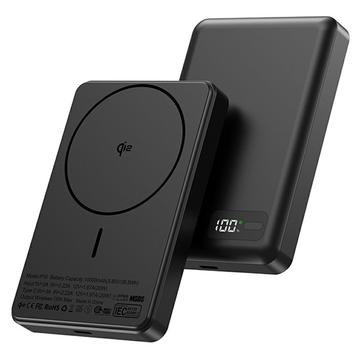 YF-P30 Banca di alimentazione compatibile con MagSafe 10000mAh con porta USB-C PD da 30W - Nero