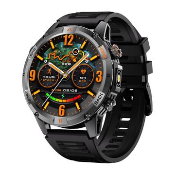 YK15 IP68 Orologio intelligente impermeabile per esterni con chiamata Bluetooth - Nero