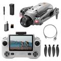 YL059 Drone pieghevole GPS con schermo da 4.3" remoto - Grigio chiaro