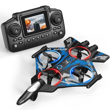 Drone RC YL86 con controller con schermo da 2.4" - Blu