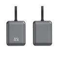 YM-1254 Mini power bank con cavo integrato - 20000mAh - Ossidazione