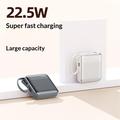 YM-1410 Mini power bank da 20000mAh con ricarica rapida da 22.5W - Ossidazione