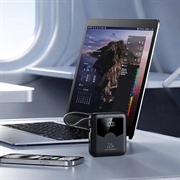 YM-1422 Mini Power Bank 20000mAh - Cavi USB-C e Lightning - Nero