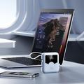 YM-1422 Mini Power Bank da 20000mAh - Cavi USB-C e Lightning - Blu