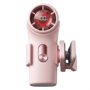 YS-G10 Mini ventilatore portatile da agganciare con display digitale