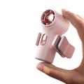 YS-G10 Mini ventilatore portatile da agganciare con display digitale - Rosa
