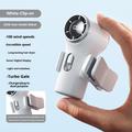 YS-G10 Mini ventilatore portatile da agganciare con display digitale