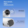 YS-G10 Mini ventilatore portatile da agganciare con display digitale