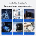 Ventilatore da tavolo ricaricabile via USB YS-G7 con 8 velocità