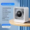 Ventilatore da tavolo ricaricabile via USB YS-G7 con 8 velocità - Bianco