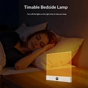 Lampada da comodino LED in acrilico trasparente YSJ-019 Plus - Ricarica Type-C