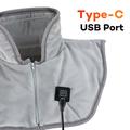 YT06 Fascia riscaldante per spalle e collo con connessione USB e monitoraggio intelligente - Grigio