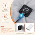 YT06 Fascia riscaldante per spalle e collo con connessione USB e monitoraggio intelligente - Grigio