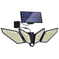 YY-22226 Lampada solare a LED a 4 luci con sensore di movimento PIR - 800 lumen