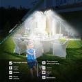 YY-22226 Lampada solare a LED a 4 luci con sensore di movimento PIR - 800 lumen
