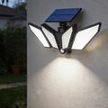 YY-22226 Lampada solare a LED a 4 luci con sensore di movimento PIR - 800 lumen