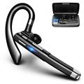 YYK-520 2nd Wireless Bluetooth 5.0 Single Ear Headset Car Earhook Business Earphone con custodia di ricarica