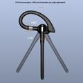 Auricolare Bluetooth YYK-526 con doppia microfono ENC per la riduzione del rumore - Nero