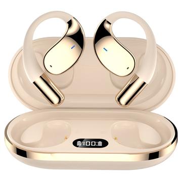 YYK-Q39 Auricolari sportivi Bluetooth 5.4 a orecchio aperto - Cachi
