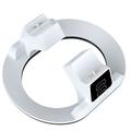 YZC-523 Base di ricarica doppia per controller PS5/PS5 Edge - Base RGB, display OLED - Bianco