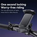 Yesido C249 Supporto per telefono da moto e bicicletta con doppio sistema di fissaggio - 4.7-7" - Nero