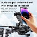 Yesido C249 Supporto per telefono da moto e bicicletta con doppio sistema di fissaggio - 4.7-7" - Nero