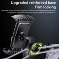 Yesido C249 Supporto per telefono da moto e bicicletta con doppio sistema di fissaggio - 4.7-7" - Nero