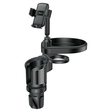 Yesido C274 Portabicchieri multifunzione 4 in 1 per auto - 4.7"-7.2" - Nero