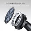 Yesido C303 - Supporto da tavolo magnetico girevole e regolabile a 360° per telefono - Nero