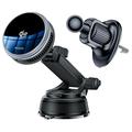 Caricabatterie wireless magnetico per auto Yesido C326 Qi2 da 25W con sistema di raffreddamento - Nero