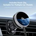 Caricabatterie wireless magnetico per auto Yesido C326 Qi2 da 25W con sistema di raffreddamento - Nero