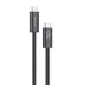 Cavo USB-C Yesido CA211 Thunderbolt 5 - Ricarica rapida da 240W, video a 16K, 80 Gbps, 1m - Nero