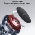 Caricabatterie wireless magnetico Yesido DS40 Qi2.2 con ventola di raffreddamento - Nero