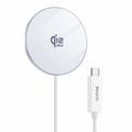 Caricabatterie wireless magnetico Yesido DS41 Qi 2.2 da 25W - Bianco